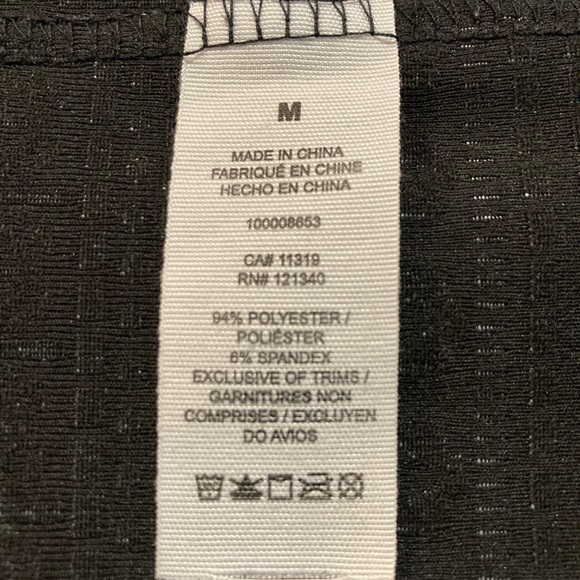 Black and White Bodycon Mini Dress - Picture 5 of 5